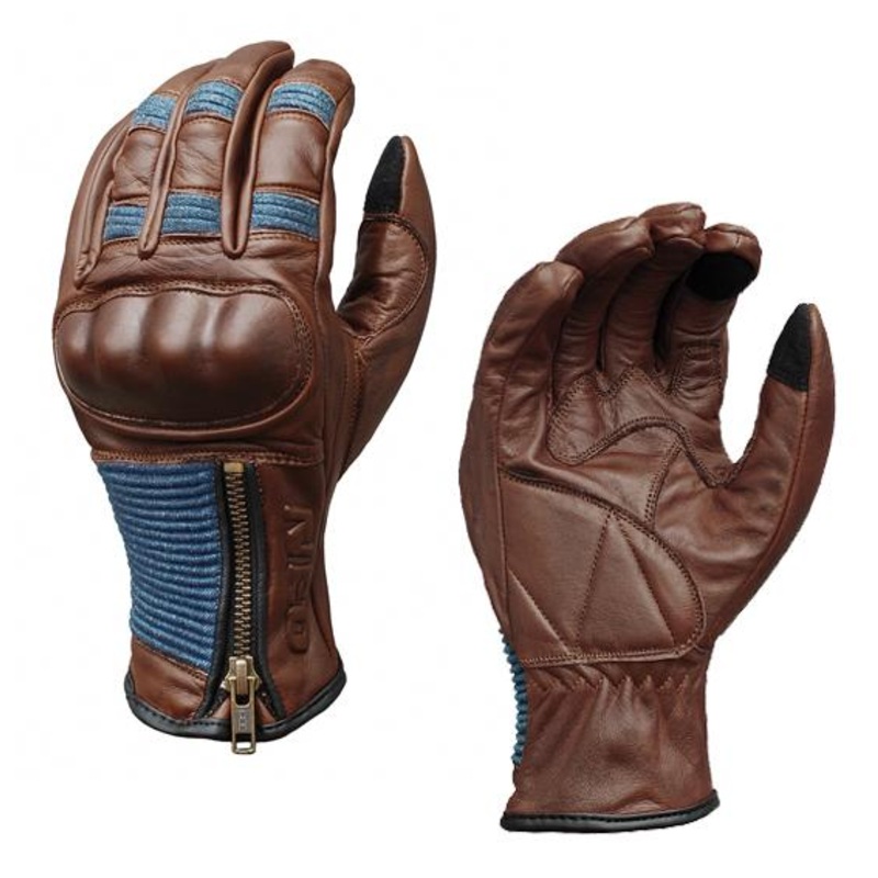 Neo Valiant Brown Blue Road Gloves Size 2XL
