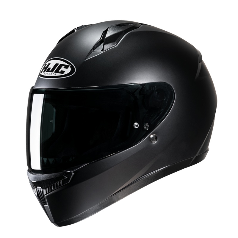 HJC C10 Semi Flat Black Motorcycle Helmet Size 2XS 53cm