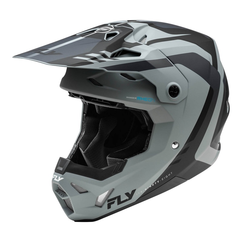 Fly Racing Formula CP Krypton - Matte Grey/Black Off Road Helmet Size Large 60cm